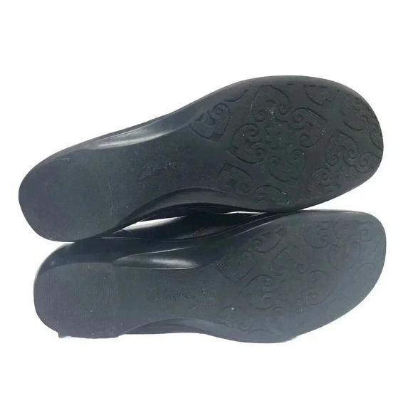 Clarks Womens Blackberry 84630 Loafer Flat Brown Leather Slip On Round Toe 10 M - Picture 9 of 9